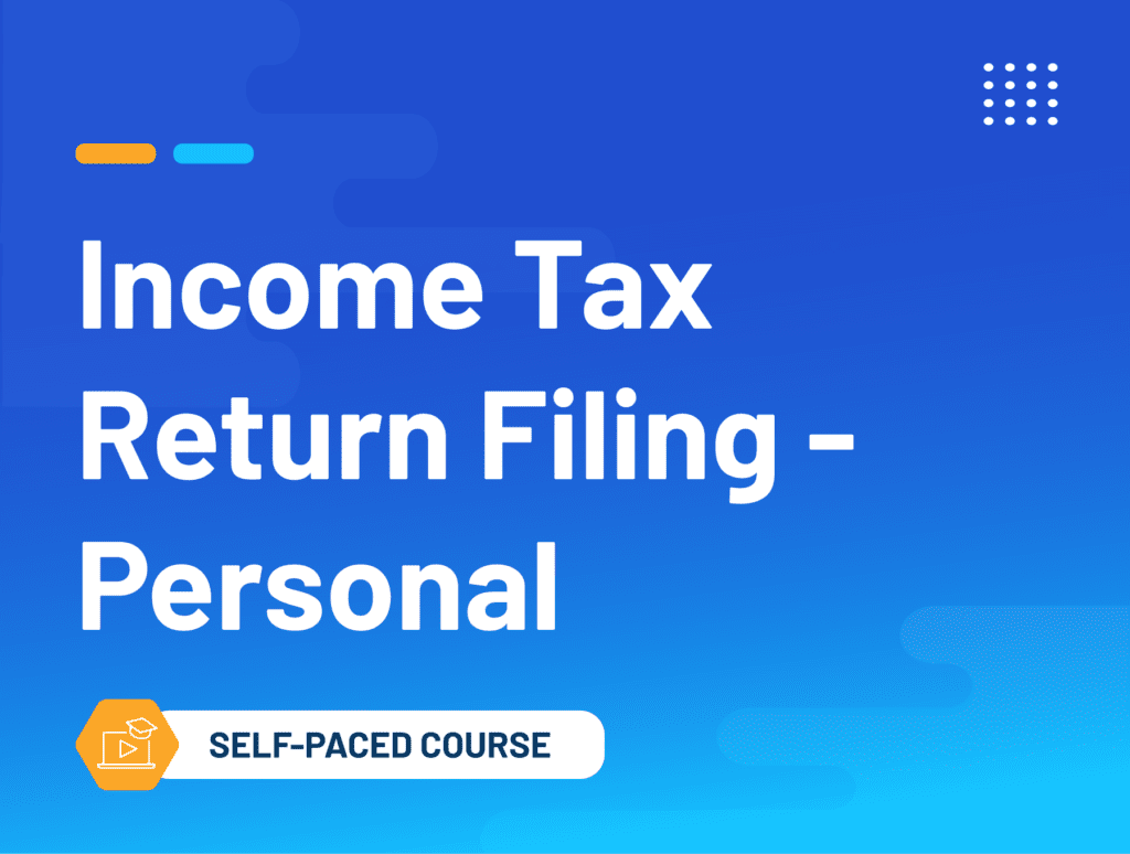 Income Tax Return Filing - Personal
