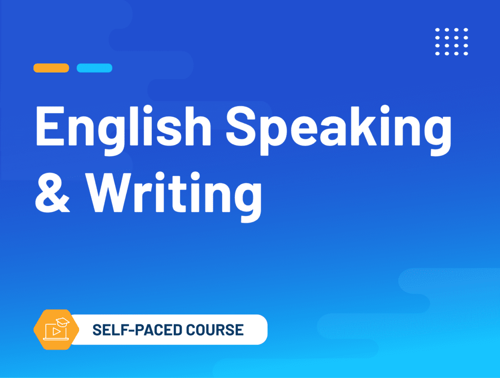 English Speaking & Writing